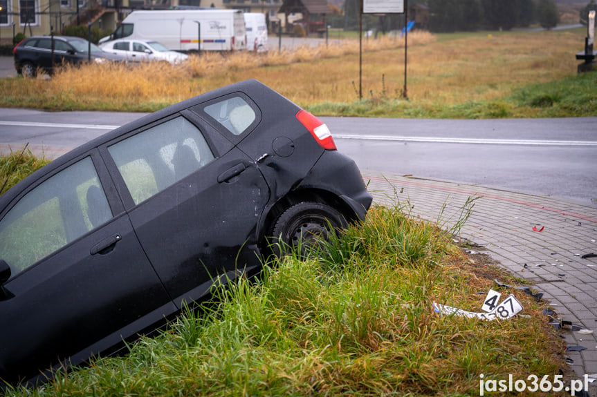 Wypadek na DK28 w Jaśle