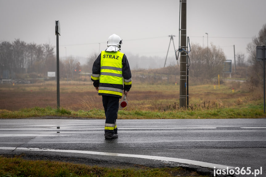 Wypadek na DK28 w Jaśle