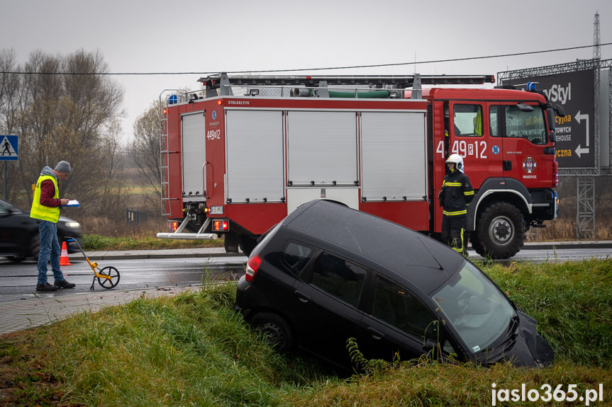 Wypadek na DK28 w Jaśle