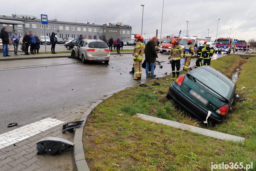 Wypadek na Fabrycznej w Jaśle