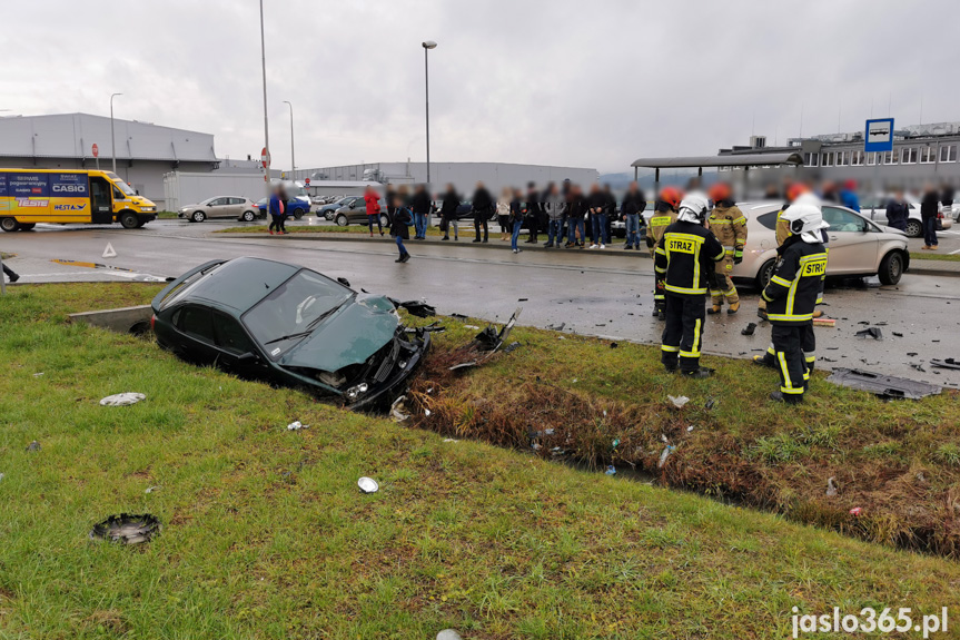 Wypadek na Fabrycznej w Jaśle