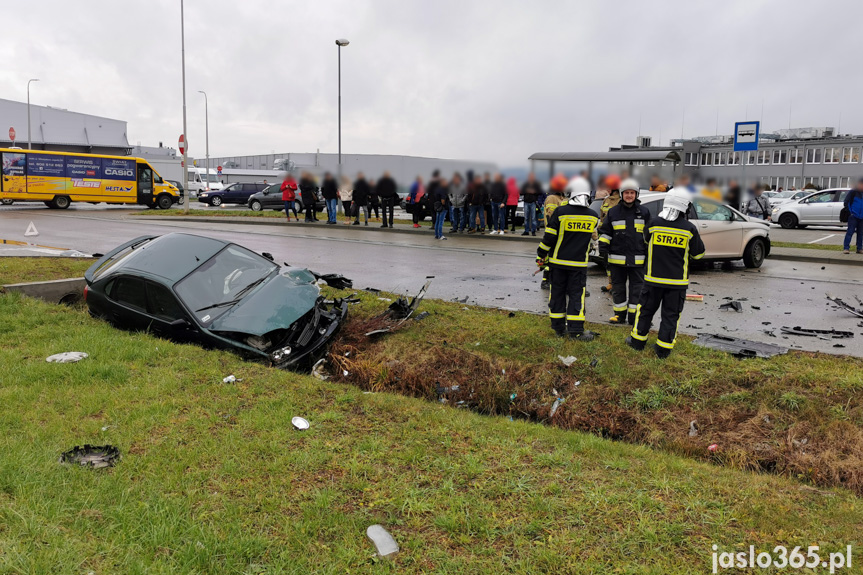 Wypadek na Fabrycznej w Jaśle