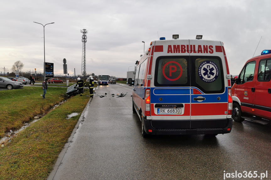 Wypadek na Fabrycznej w Jaśle