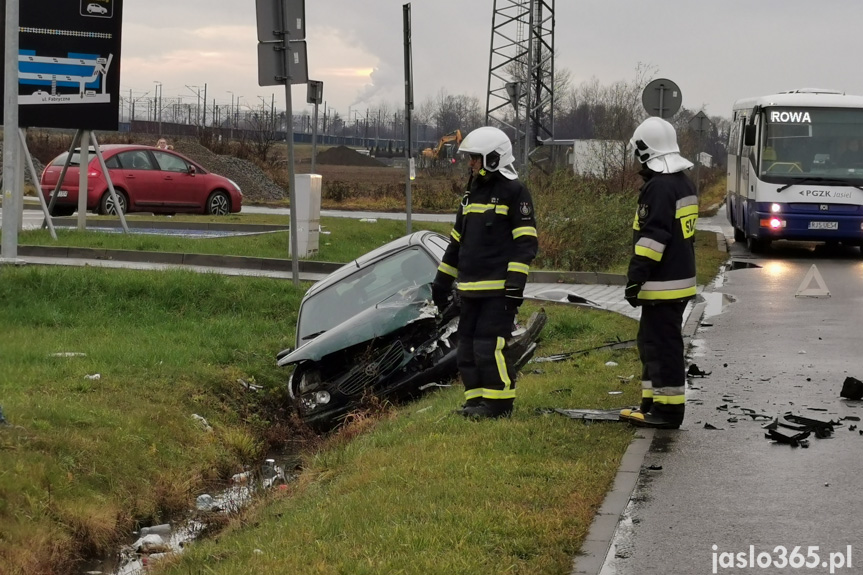 Wypadek na Fabrycznej w Jaśle