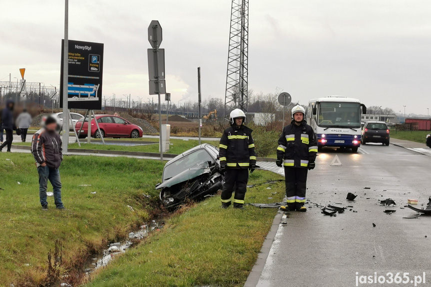 Wypadek na Fabrycznej w Jaśle