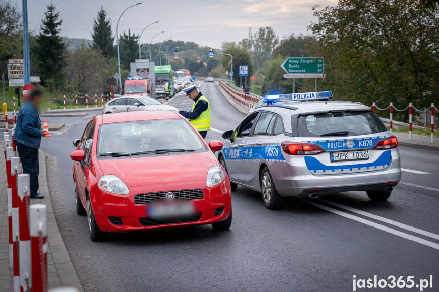 Wypadek na skrzyżowaniu w Jaśle