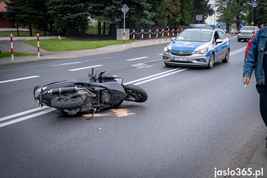 Wypadek na skrzyżowaniu w Jaśle