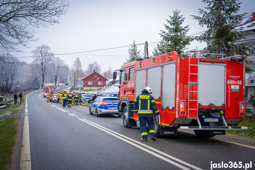 Wypadek tira w Tokach