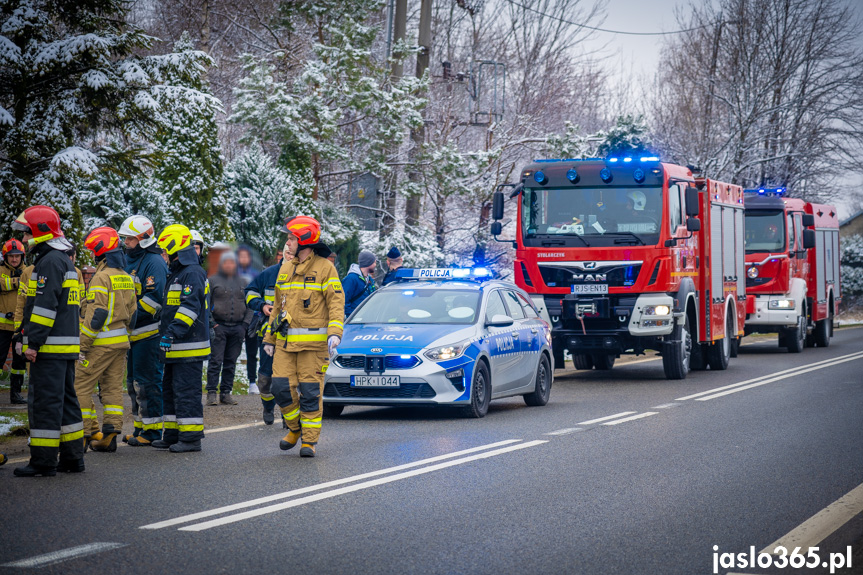 Wypadek tira w Tokach