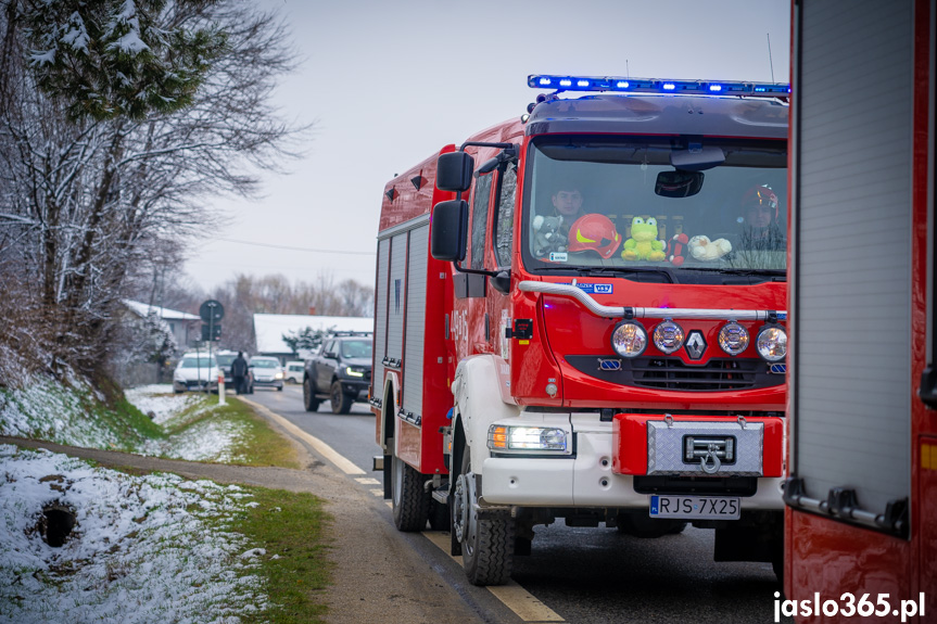 Wypadek tira w Tokach