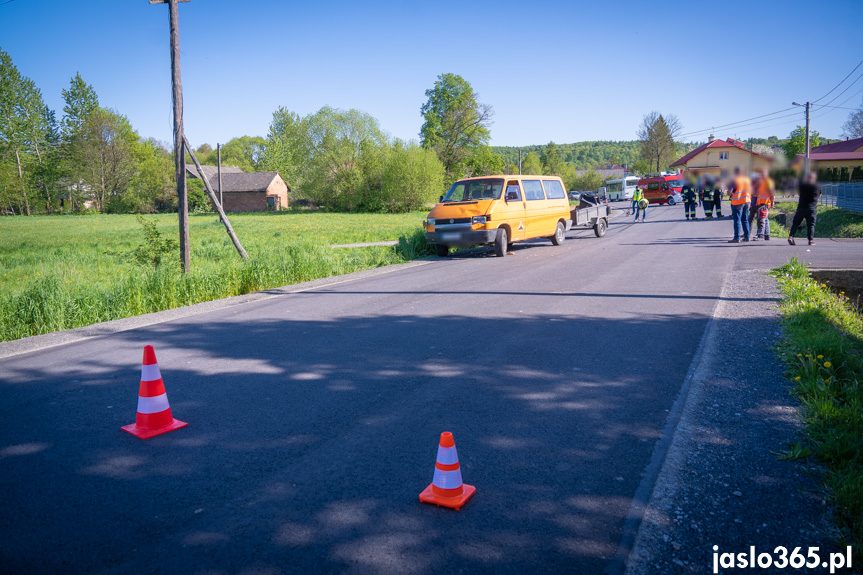 Wypadek w Gliniku Polskim