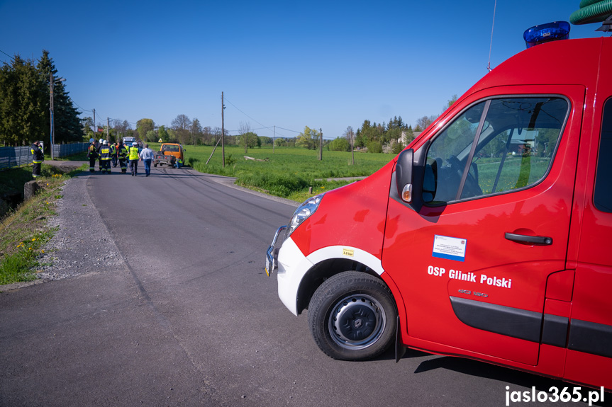 Wypadek w Gliniku Polskim