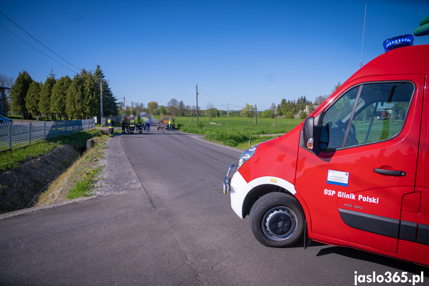 Wypadek w Gliniku Polskim