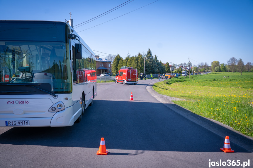 Wypadek w Gliniku Polskim