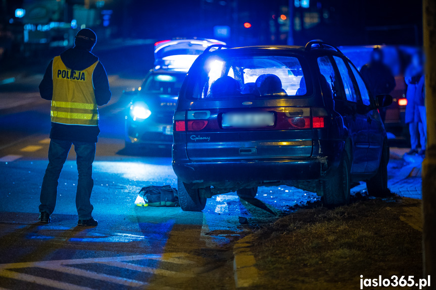 Wypadek w Jaśle na Lwowskiej