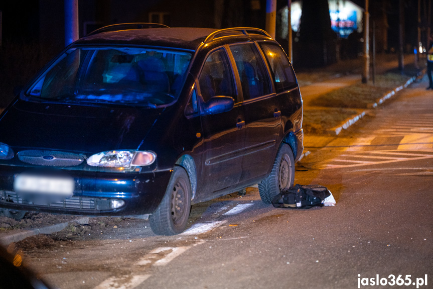 Wypadek w Jaśle na Lwowskiej