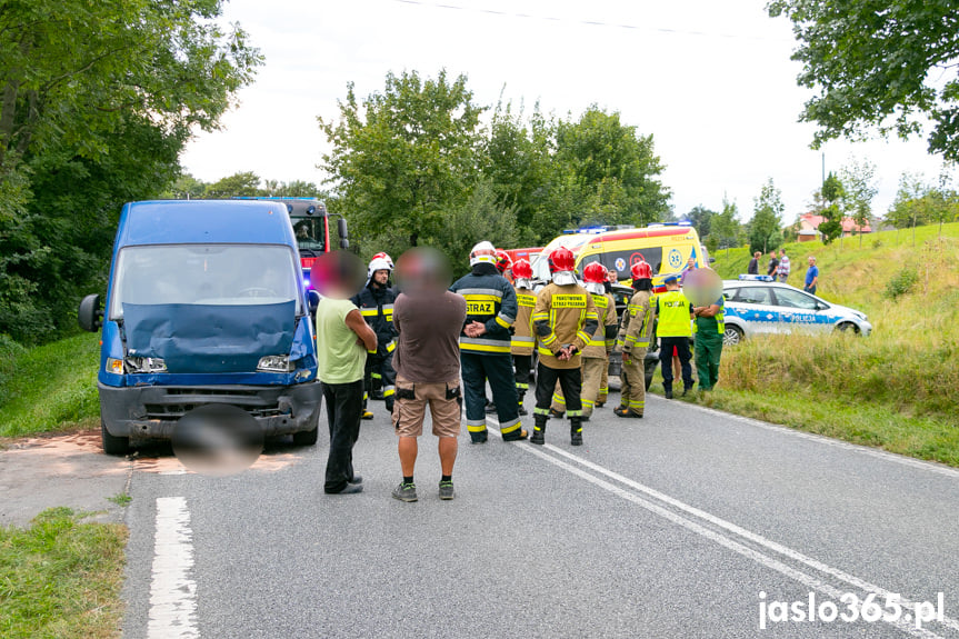 Wypadek w Łysej Górze