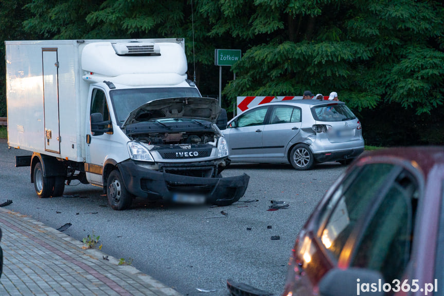 Wypadek w Żółkowie