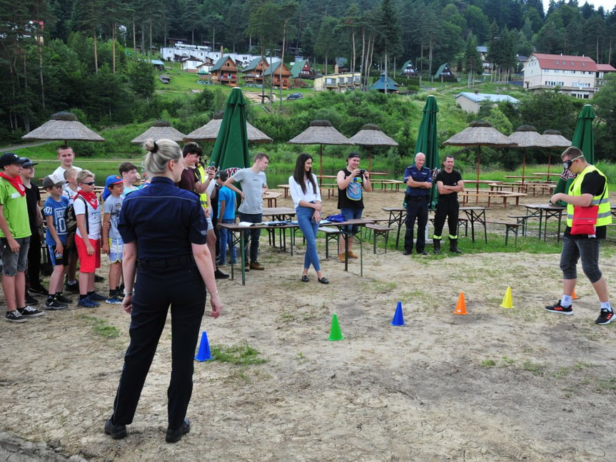 Z policjantami o bezpieczeństwie nad wodą