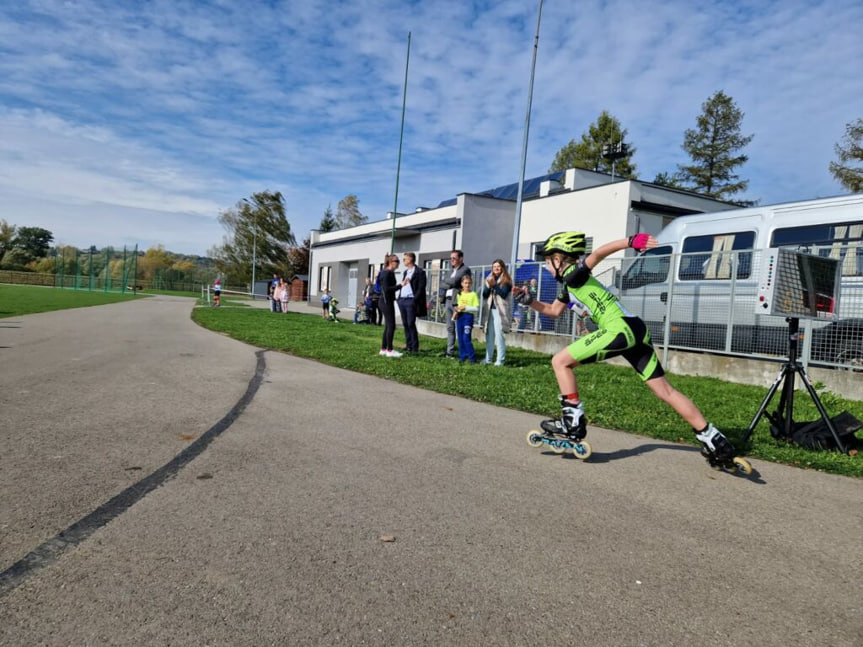 Zawody w biegach, na rolkach i nartorolkach w Jaśle