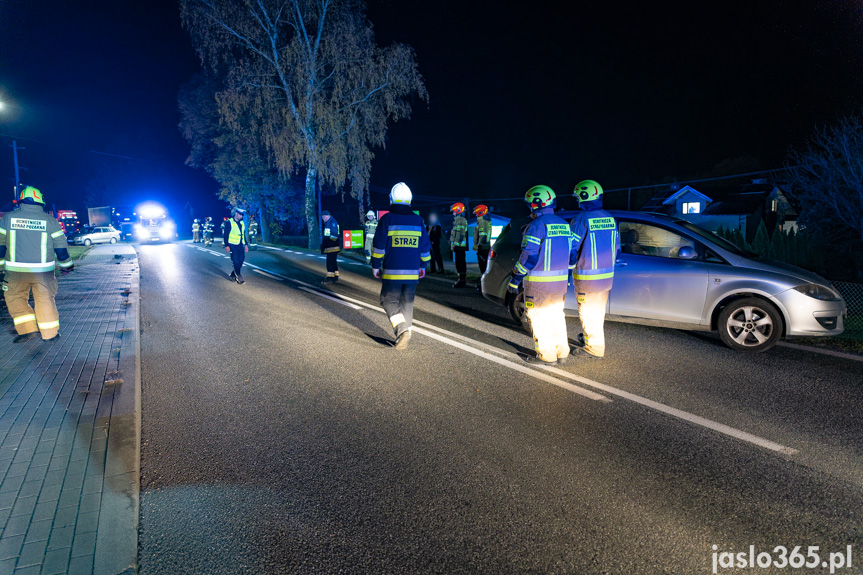 Zderzenie dwóch samochodów w Zarzeczu