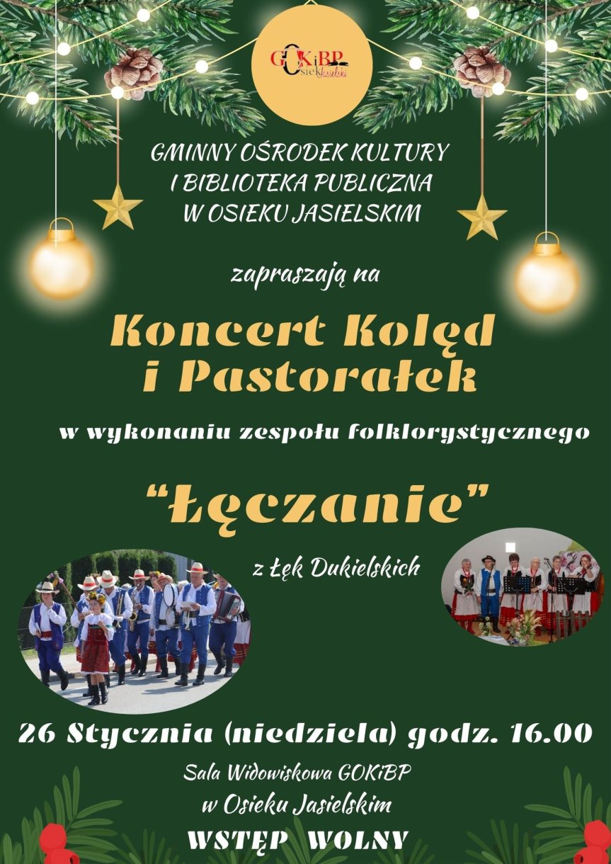 Koncert kolęd i pastorałek w Osieku Jasielskim