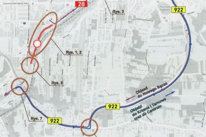 Utrudnienia w ruchu na DK 28 w Jaśle