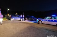 Wypadek w Kątach. Zderzenie dwóch samochodów